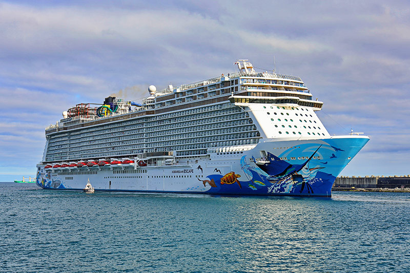 Norwegian_Escape_plant_twee_transAtlantische_cruises_rond_droogdokperiode