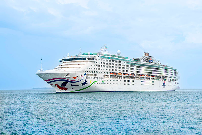 Star Voyager komt aan in Hongkong	