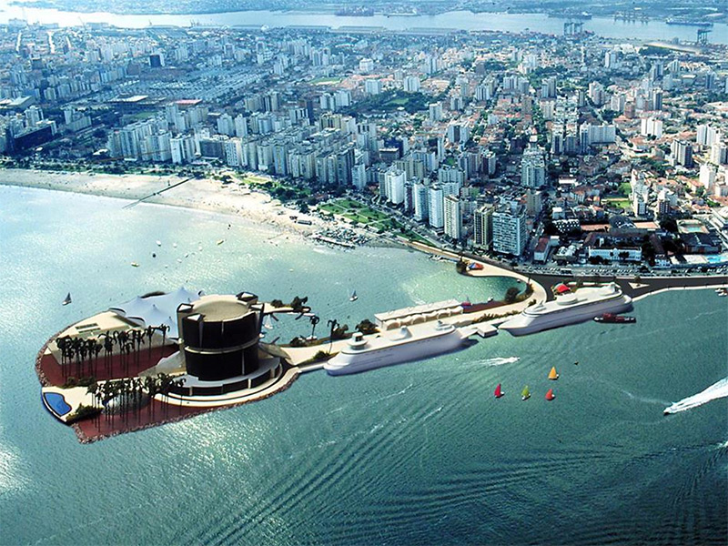 Braziliaanse haven presenteert gigantisch cruiseterrein en jachthaven	