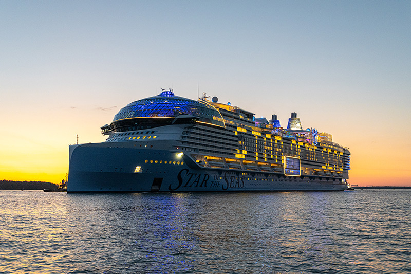 Royal Caribbean’s Star maakt trans-Atlantische oversteek voorafgaand aan debuut		
