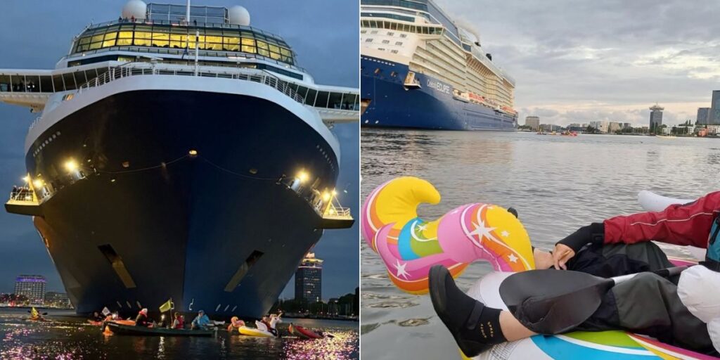Activisten_blokkeren_Celebrity_Eclipse_bij_aankomst_in_Amsterdam_cruiseplanning_verstoord