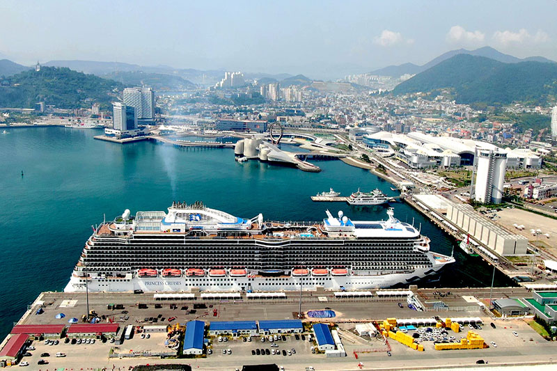 Korea wil tegen 2027 jaarlijks één miljoen cruisepassagiers aantrekken		