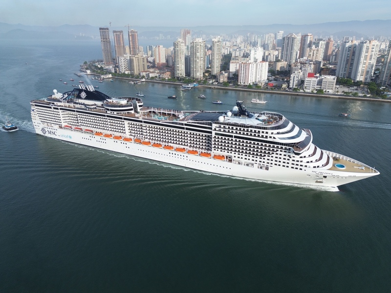 MSC_Preziosa_opent_het_cruiseseizoen_in_Santos