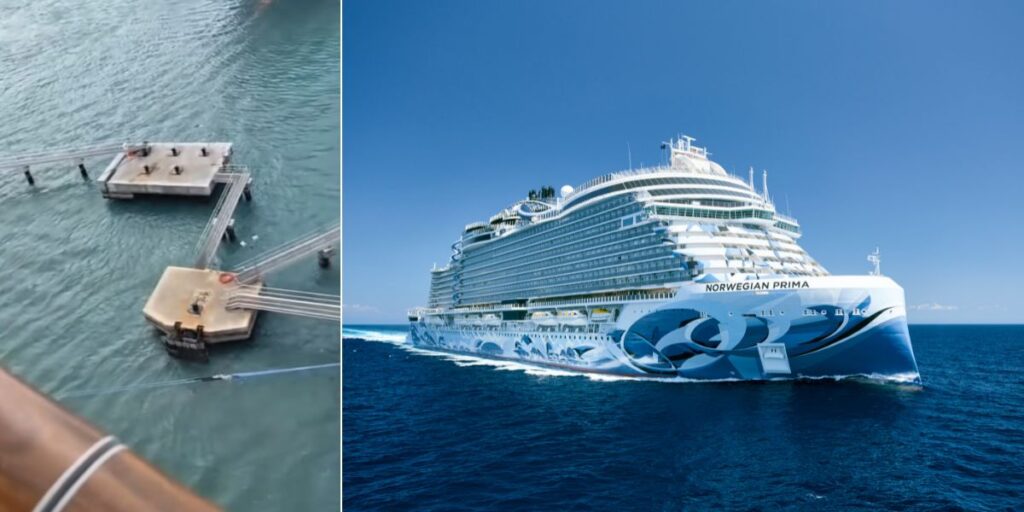 Norwegian_Prima_slaat_los_van_trossen_tijdens_inschepen_in_Port_Canaveral_