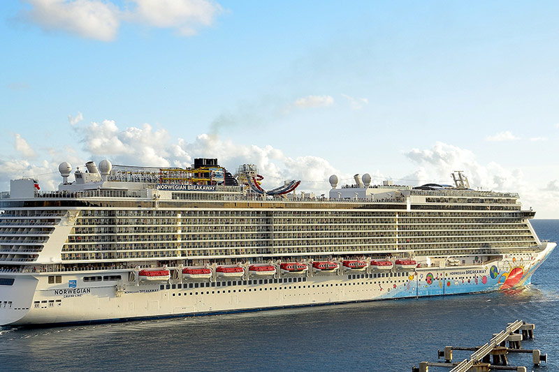 Norwegian Breakaway keert eerder terug naar New York door winterstorm