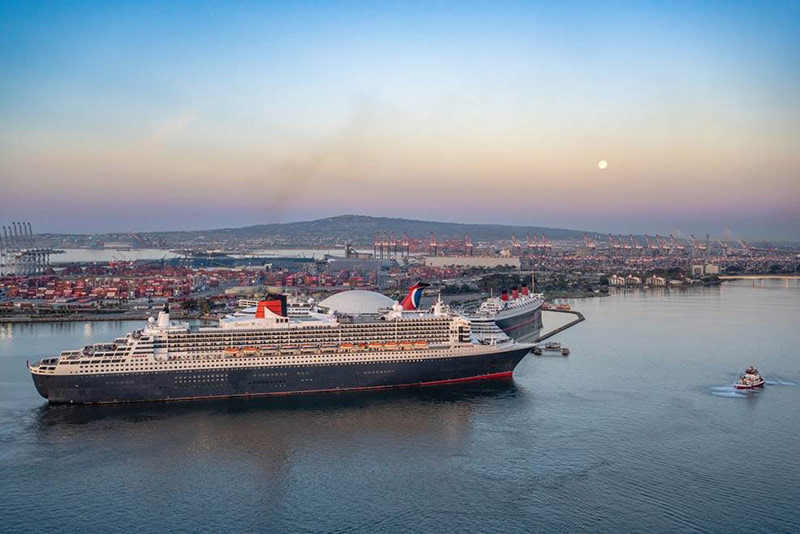 Queen Mary 2 herenigt met Queen Mary voor het eerst in 20 jaar 