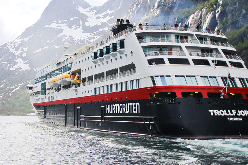 Hurtigruten begint het jaar sterk met recordmaand januari 