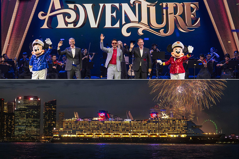 Disney Cruise Line presenteert de Disney Adventure in Singapore