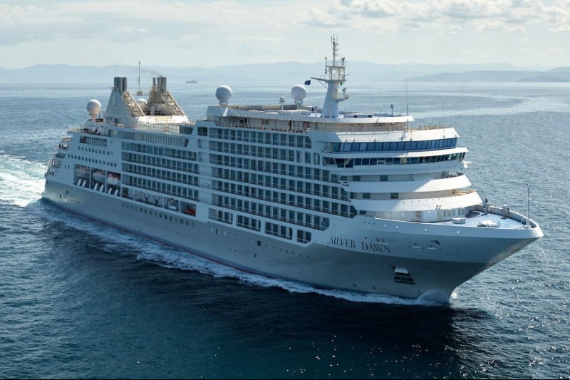 Silversea rondt wereldcruise 2026 af in Lissabon		