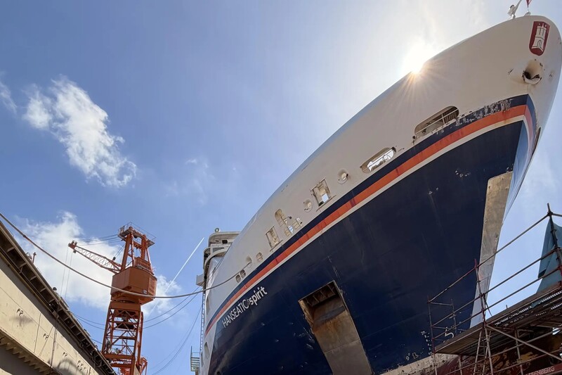 Hanseatic Spirit voltooit eerste werfbeurt voorafgaand aan Arctisch seizoen		