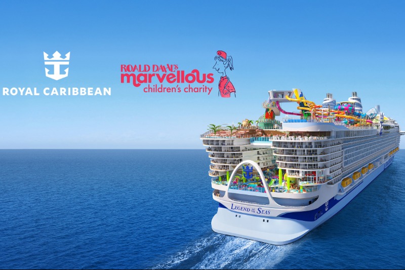 Royal Caribbean steunactie met Legend of the Seas voor Roald Dahl-kinderliefdadigheid