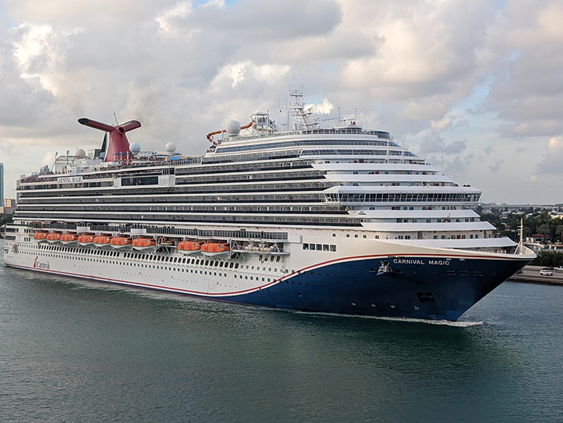 Carnival Magic viert 15 jaar in dienst bij Carnival Cruise Line