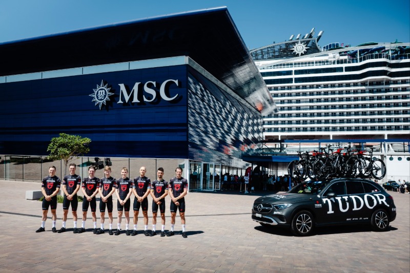 MSC_World_Europa_gastheer_van_teampresentatie_Tudor_Pro_Cycling_voorafgaand_aan_de_Tour_de_France