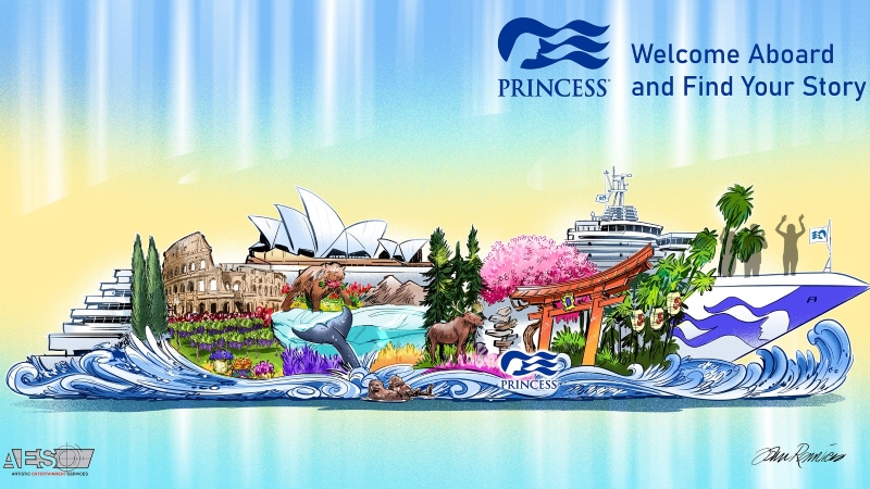 Princess Cruises keert terug op Rose Parade in 2027