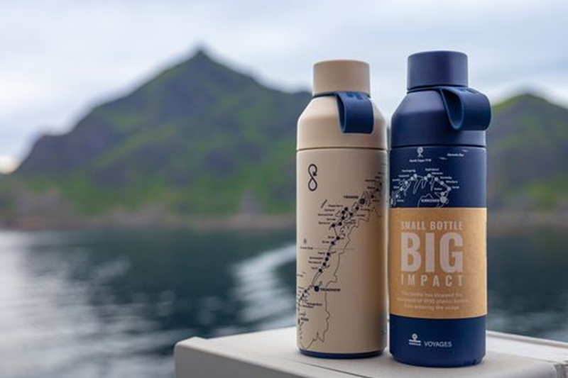 Havila Voyages en Ocean Bottle werken samen aan duurzame drinkfles