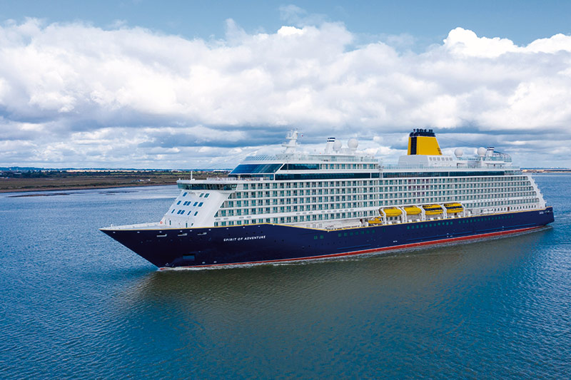 Spirit of Adventure van Saga maakt 17-daagse cruise naar de Middellandse Zee