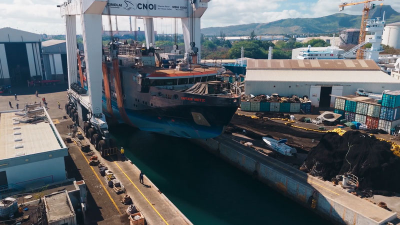 Captain Arctic van Selar te water gelaten in Mauritius