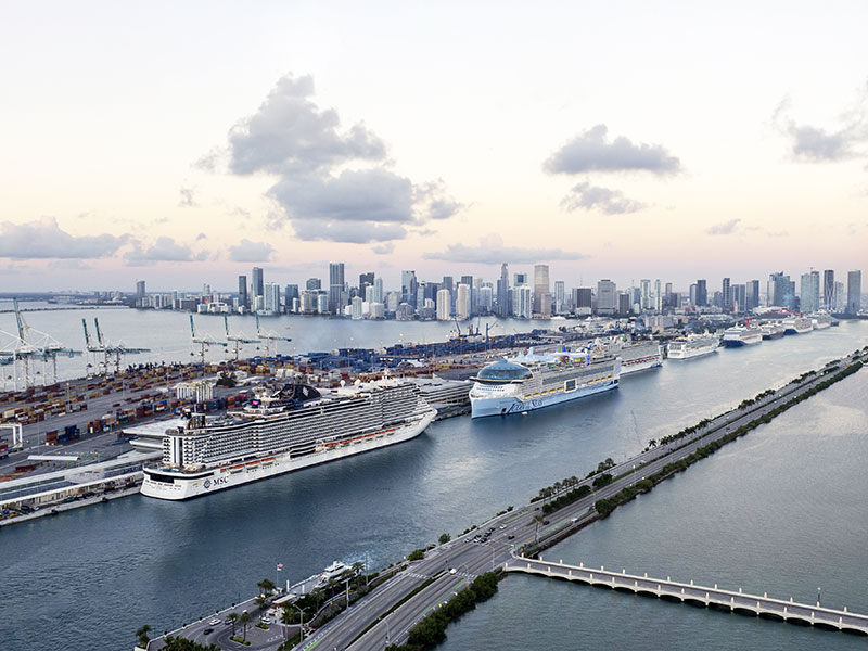 PortMiami verwelkomt tienmiljoenste cruisepassagier
