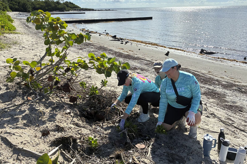 NCLH ruimt samen met NHL en Force Blue de kust van Virginia Key op