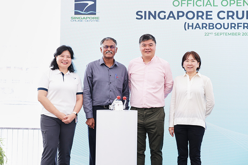 Singapore Cruise Centre opent terminal HarbourFront met nieuwe passagierstechniek