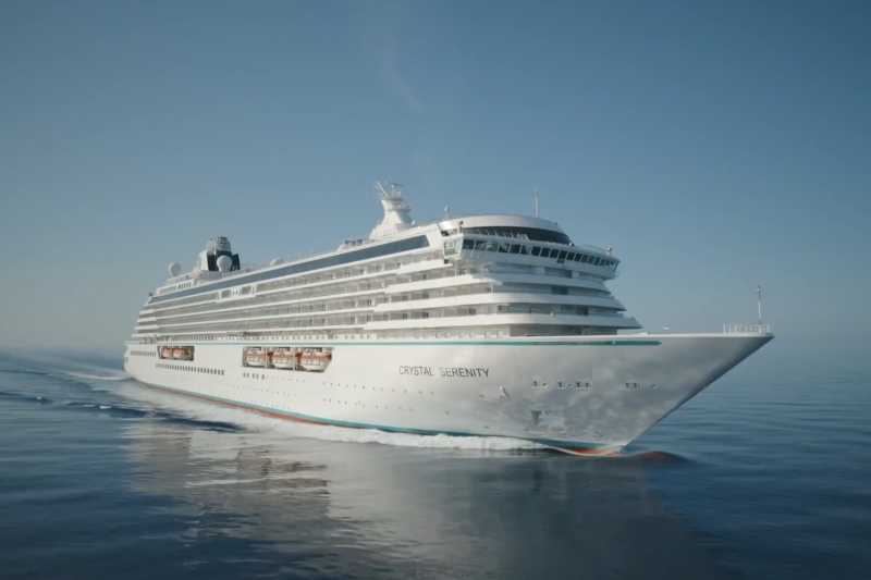 Crystal Serenity krijgt na werfbezoek in 2028 vijf nieuwe suites