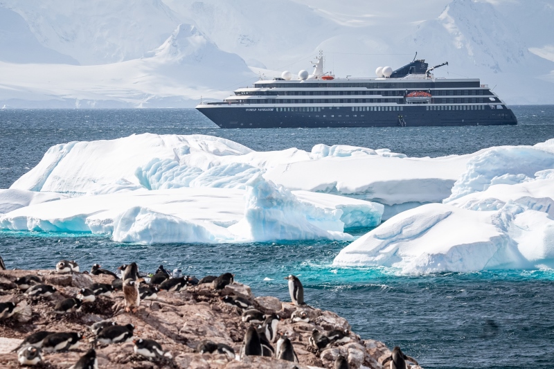 Atlas Ocean Voyages verdubbelt Drake Fly & Sail-programma voor Antarctica in 2028-29