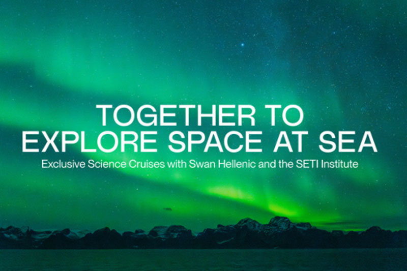 Swan Hellenic neemt SETI-experts mee voor Explore Space at Sea 2027