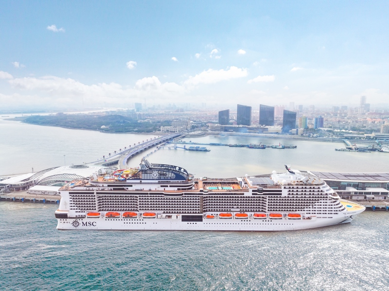 MSC_Bellissima_sluit_seizoen_in_Shanghai_af