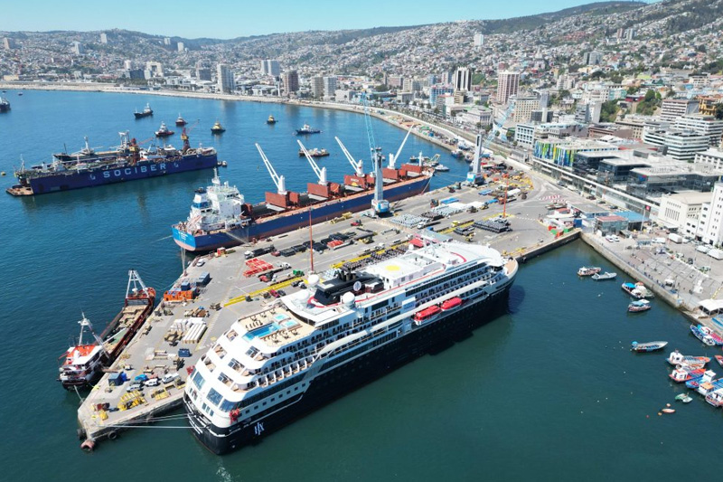 Meer cruiseschepen verwacht in Valparaíso