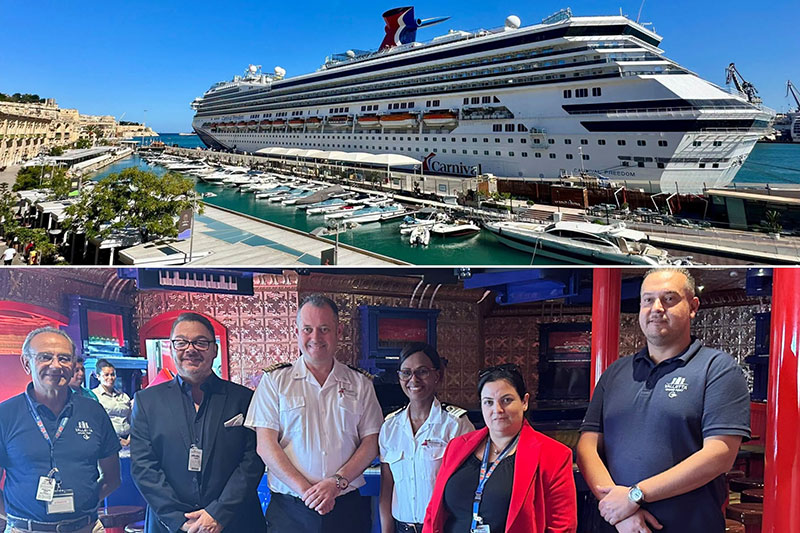 Carnival Freedom doet voor het eerst Valletta aan