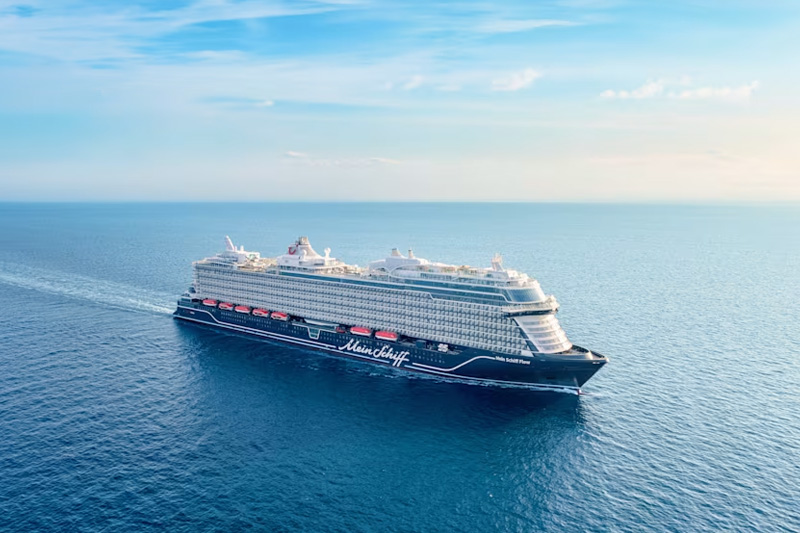 Boekingen open voor winterseizoen 2027-28 van Mein Schiff Flow in Duitsland
